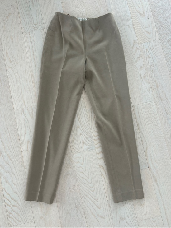 Worth Pants - Worth Women's Wool Dress Pants Trousers Fully Lined & Pleated   Tan-Taupe